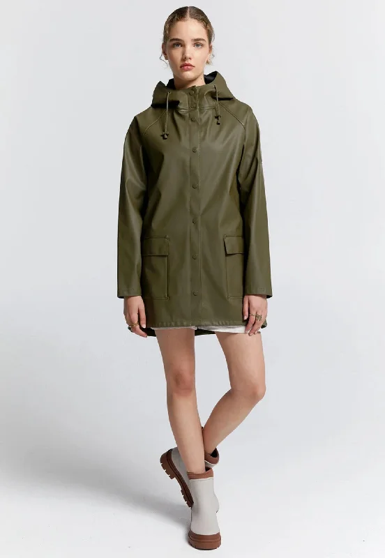 Runaway Raincoat - Dark Olive