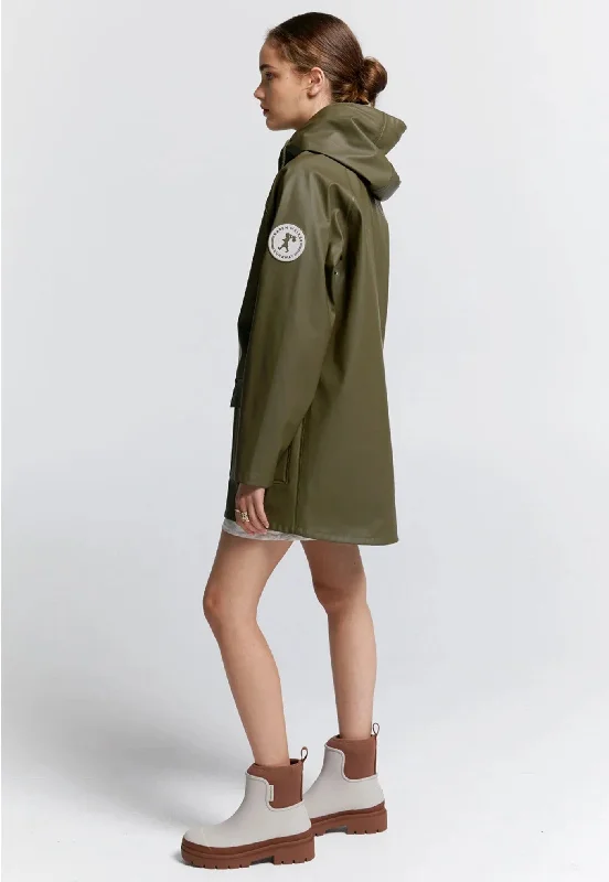 Runaway Raincoat - Dark Olive