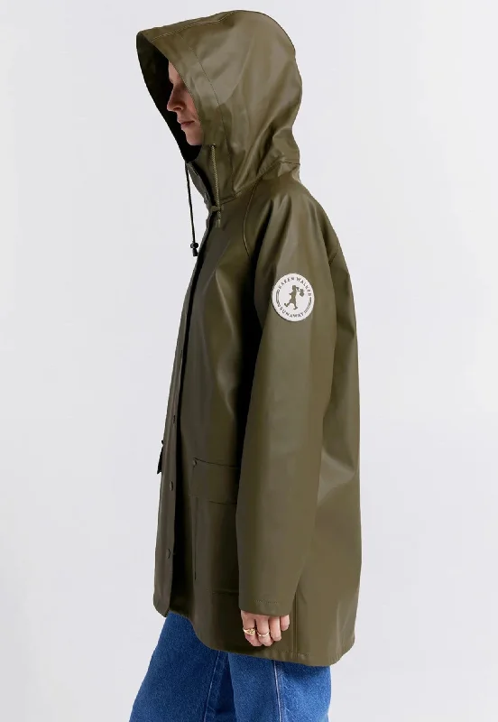 Runaway Raincoat - Dark Olive