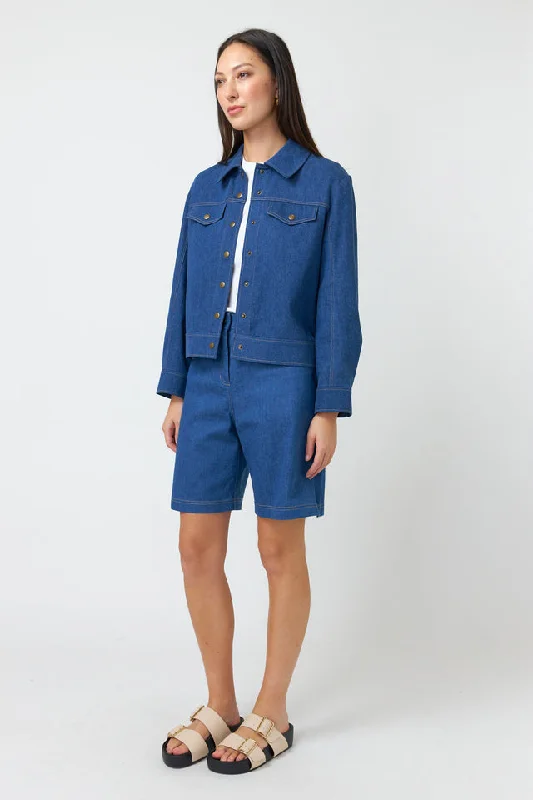 Kate Sylvester Denim Jacket - Mid-blue Indigo