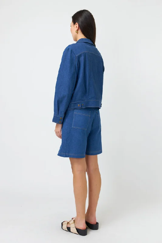 Kate Sylvester Denim Jacket - Mid-blue Indigo