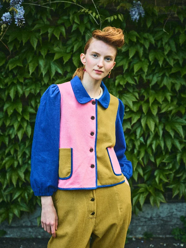 Lowie Cotton Drill Colourblock Jacket