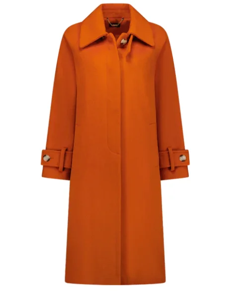 Moke Maddie Wool Coat - Pumpkin