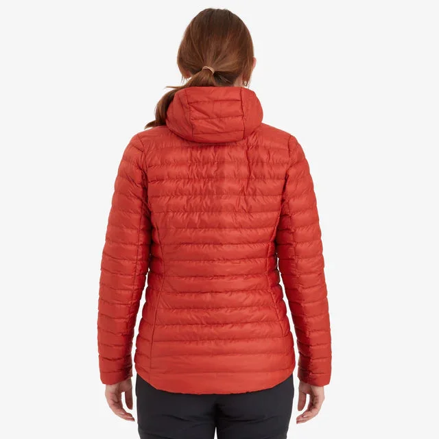 Montane Women's Icarus Hooded Synthetic Insulated Jacket - Saffron Red