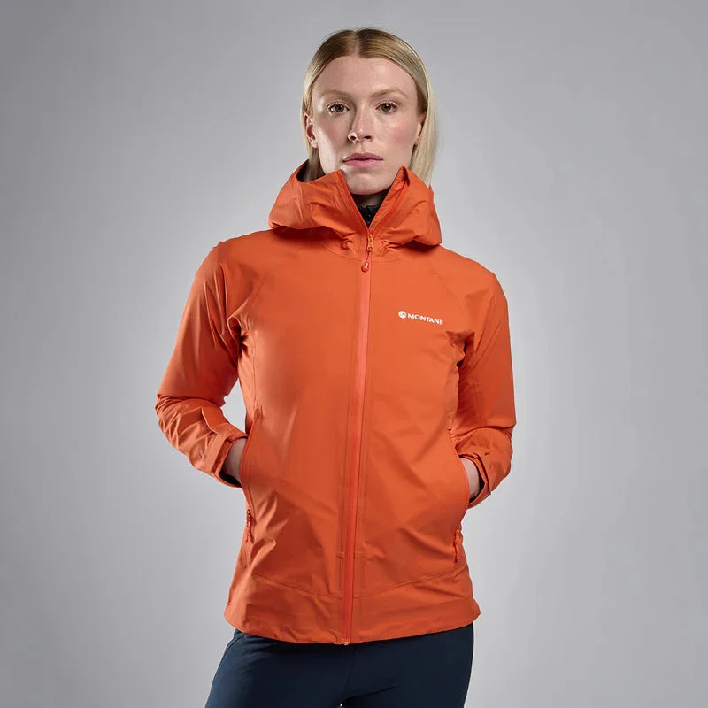 Montane Women's Phase Lite GTX Waterproof Jacket - Tigerlily