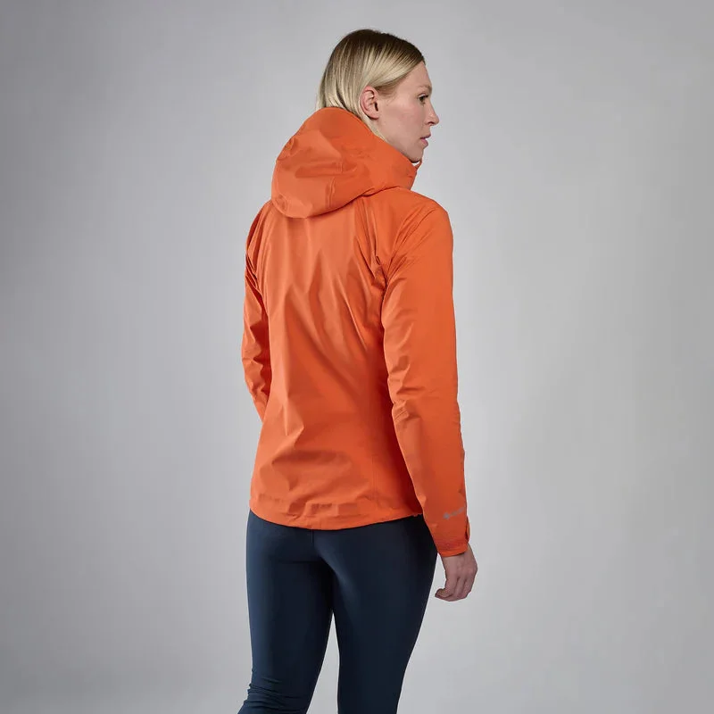 Montane Women's Phase Lite GTX Waterproof Jacket - Tigerlily