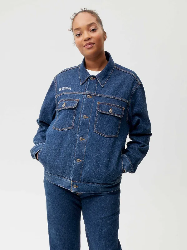 Nettle Denim Jacket—mid wash