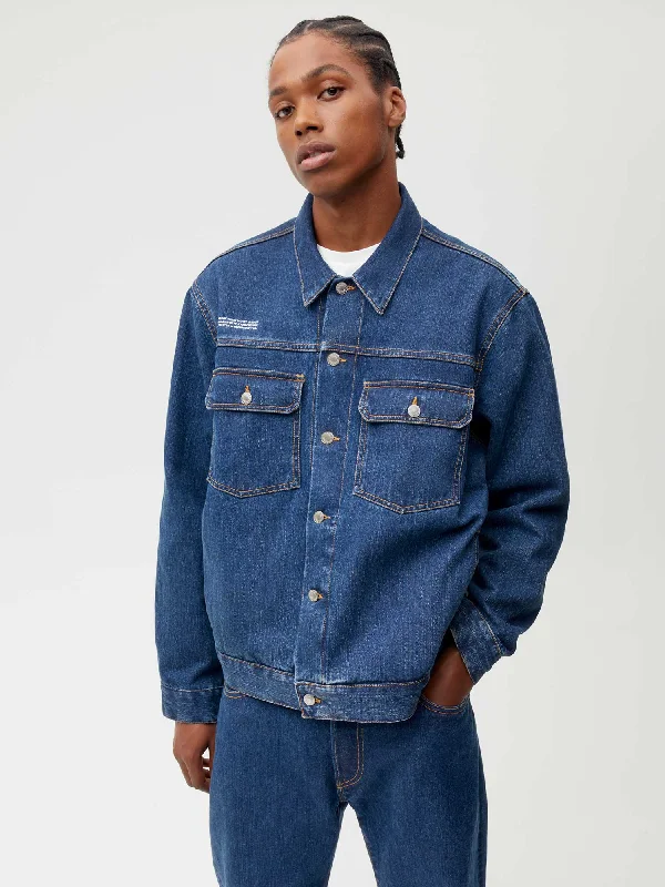 Nettle Denim Jacket—mid wash