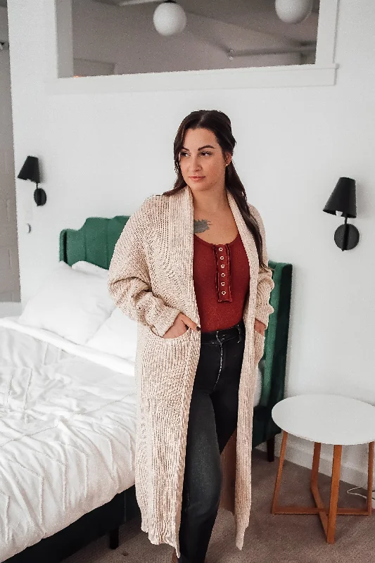 Women's Oversized Sweater Duster Cardigan