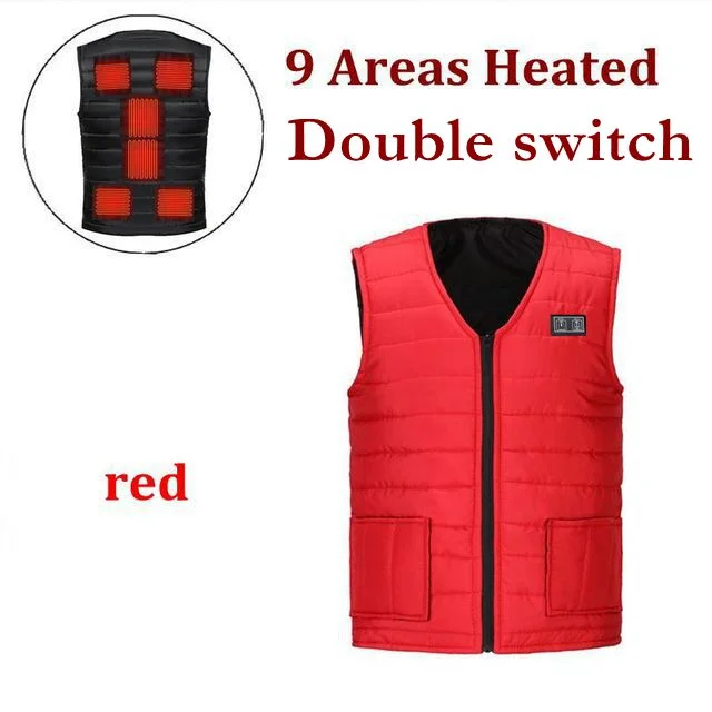 9 Areas Heated Red / M