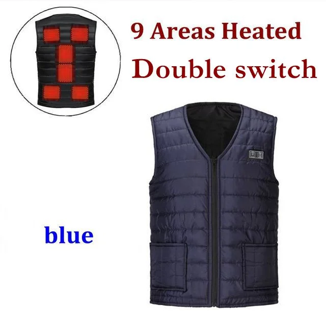 9 Areas Heated Blue / M