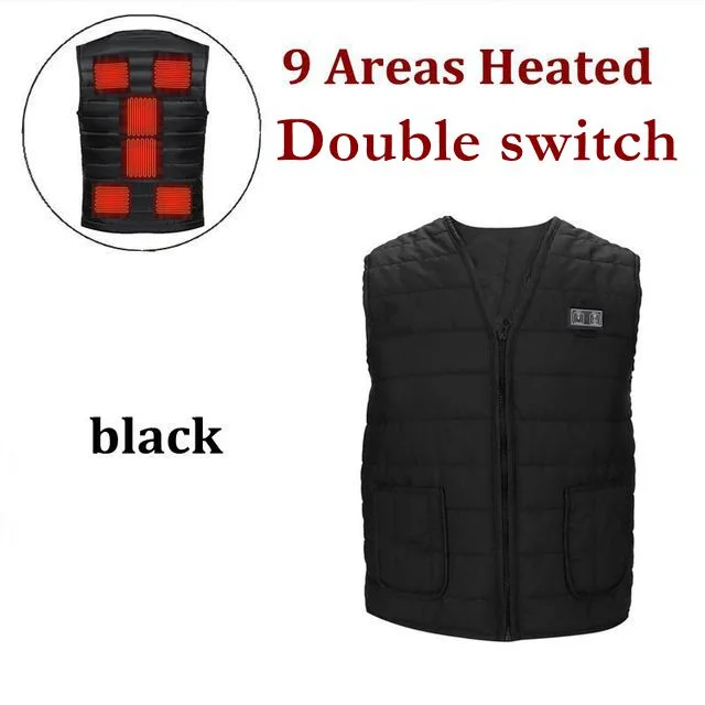 9 Areas Heated Black / M