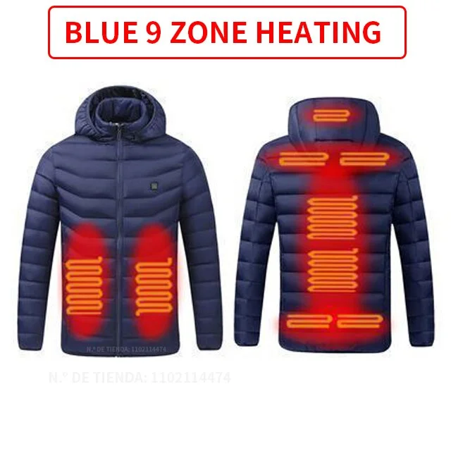 9Areas Heated Blue / M