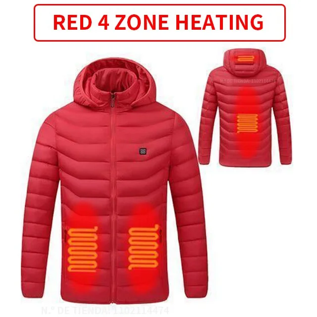 4 Areas Heated Red / M