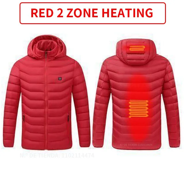 2 Areas Heated Red / M