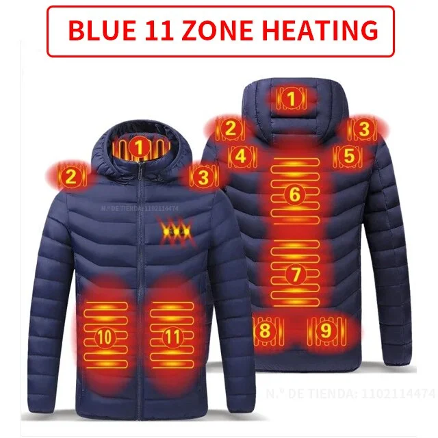 11 Areas Heated Blue / M