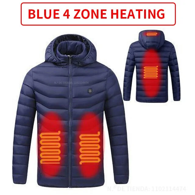 4 Areas Heated Blue / M