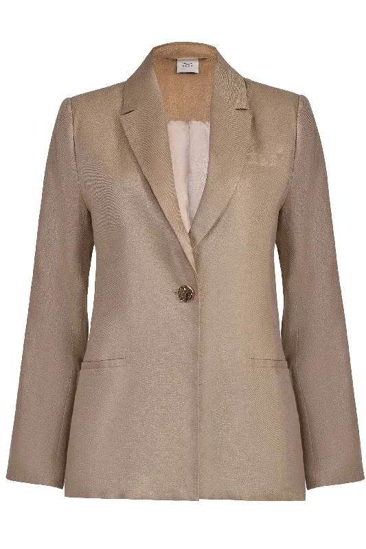 Husk LIZA BLAZER - Flax