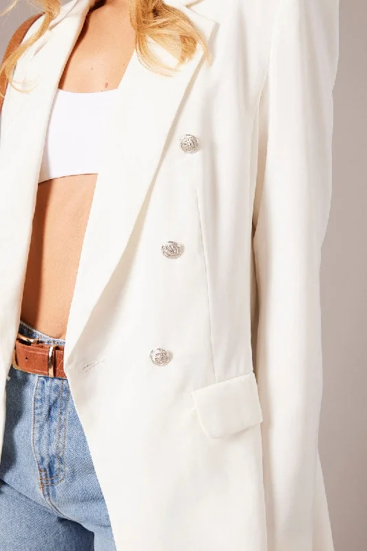 White Blazer Long Sleeve