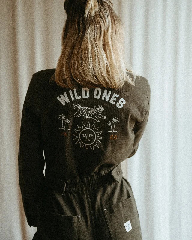 Wild Ones Boilersuit - Olive