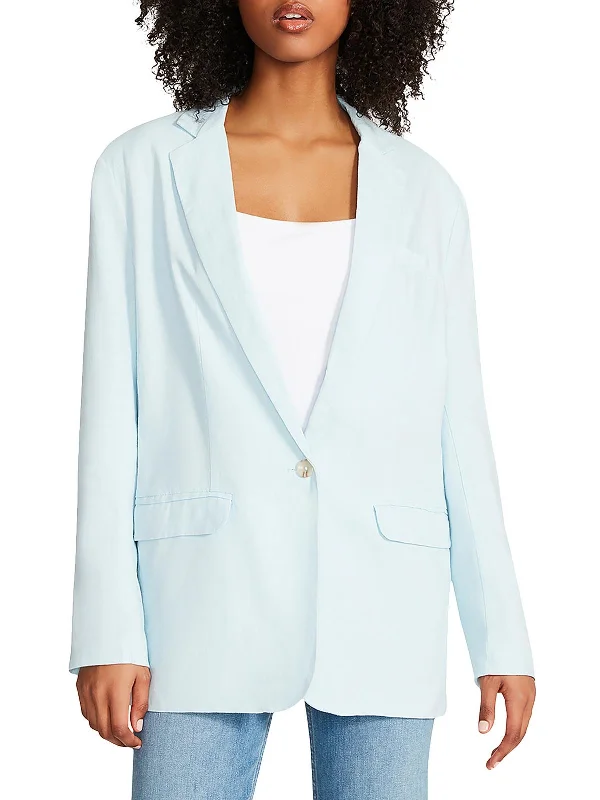 Womens Suit Separate Work Wear One-Button Blazer