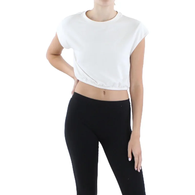 Alo Yoga Womens Crop Fitness Shirts & Tops