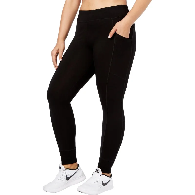 Calvin Klein Performance Womens Plus Active Performance Athletic Leggings