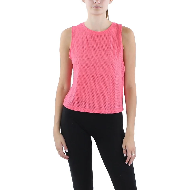 Champion Womens Crop Mesh Tank Top