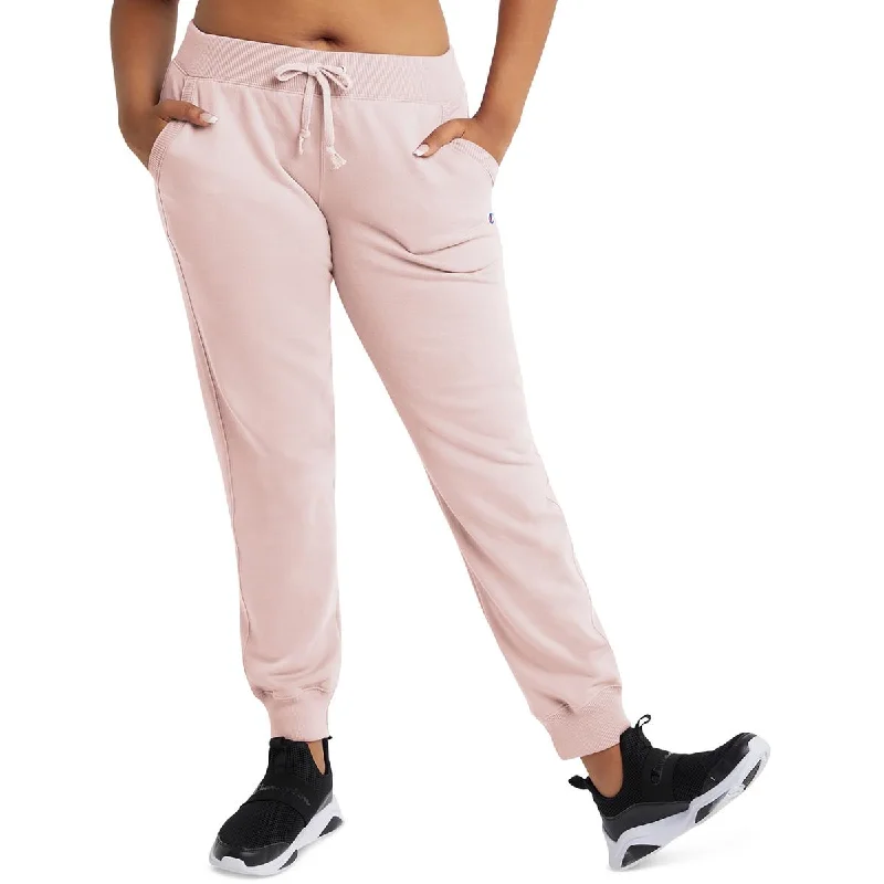 Champion Womens Drawstring Hem Cotton Jogger Pants