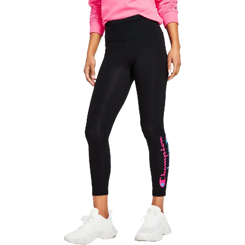 Champion Womens High-Rise Fitness Athletic Leggings