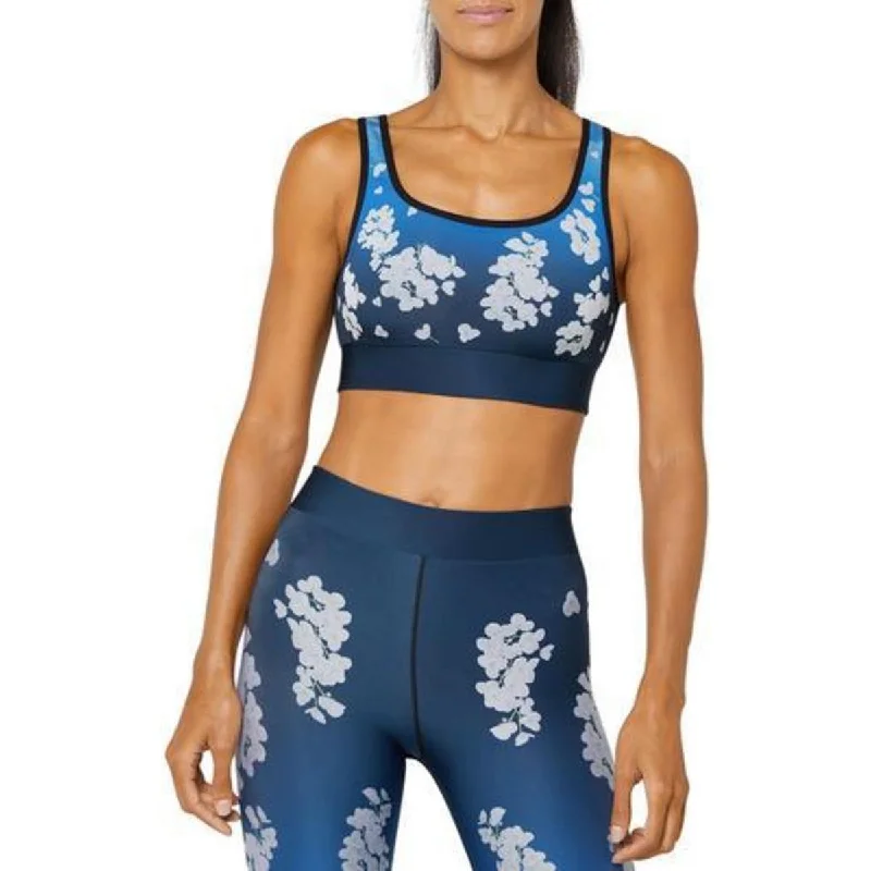 Cor Womens Floral Stretch Sports Bra