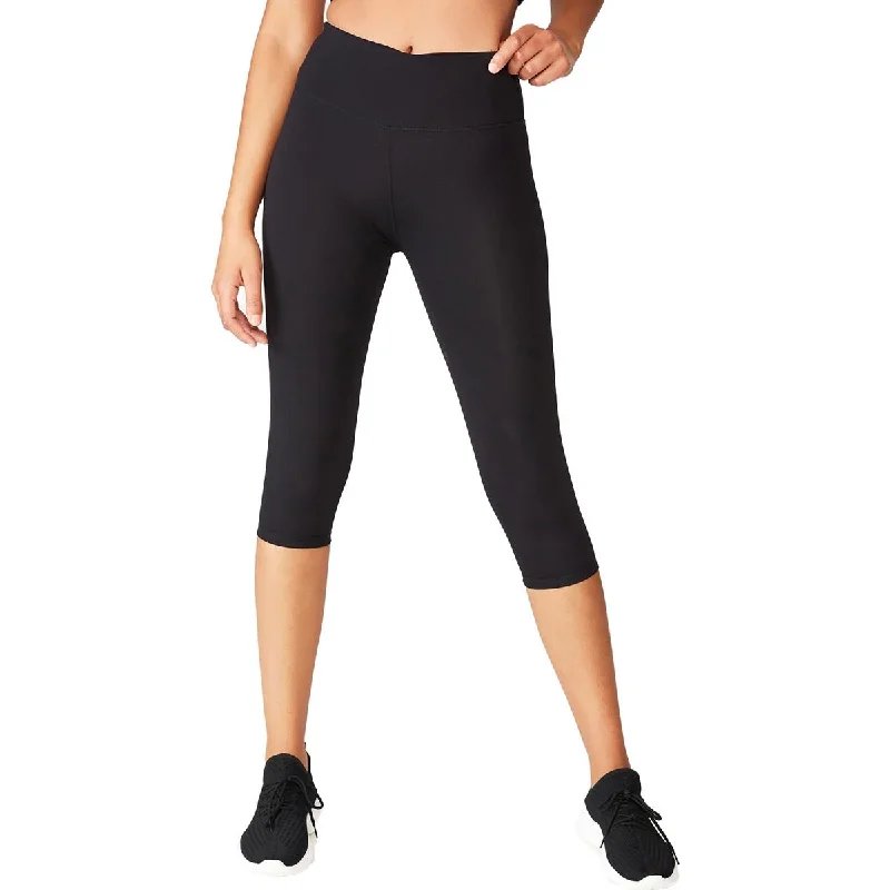 Cotton On Womens Solid Active Capri Pants