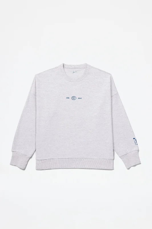 FN Paris Crew Neck Sweatshirt - Grey