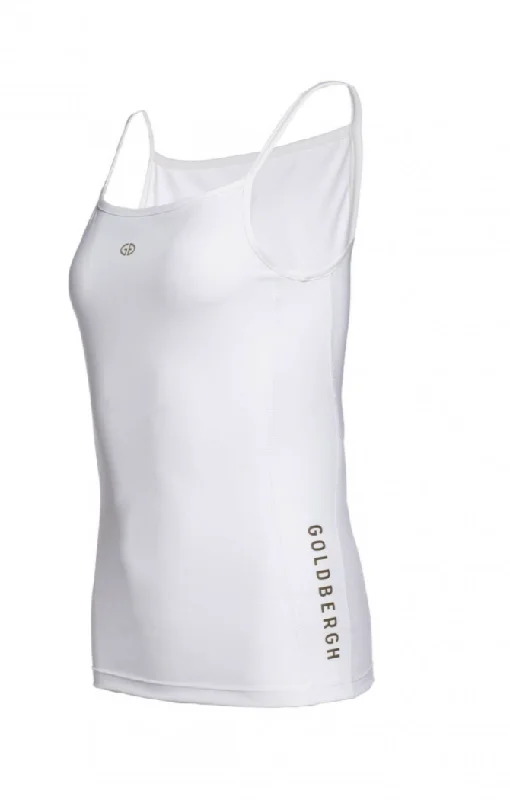 Goldbergh Gilda White Strappy Vest Top