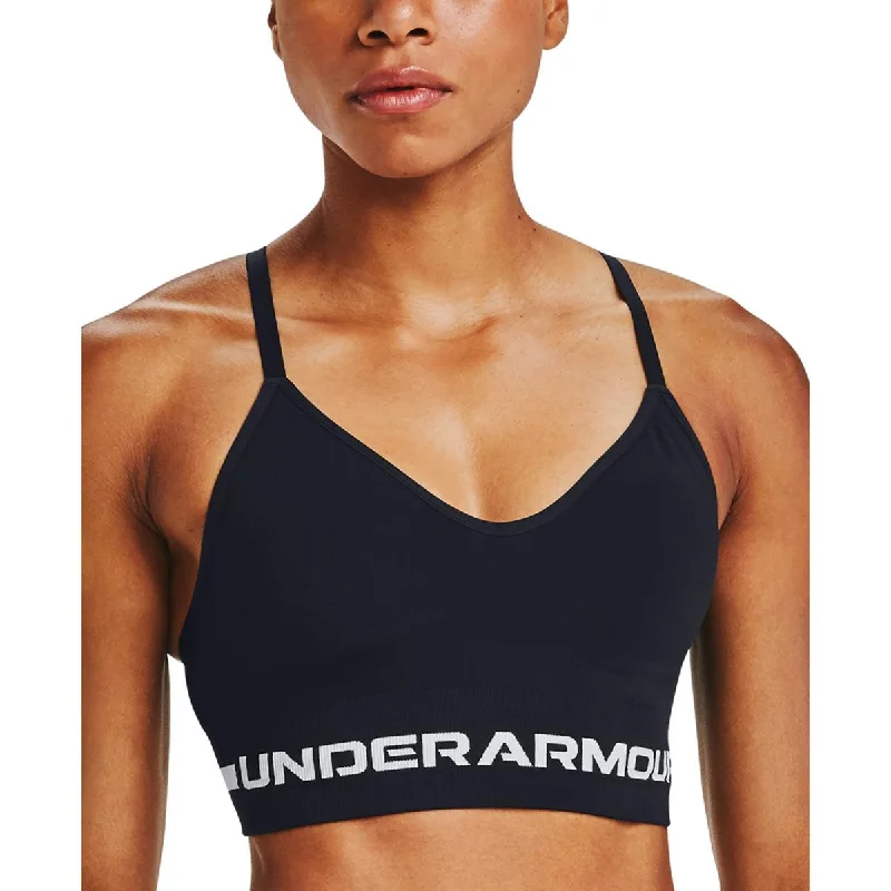 Under Armour Womens Seamless Low Long Compression Yoga Sports Bra