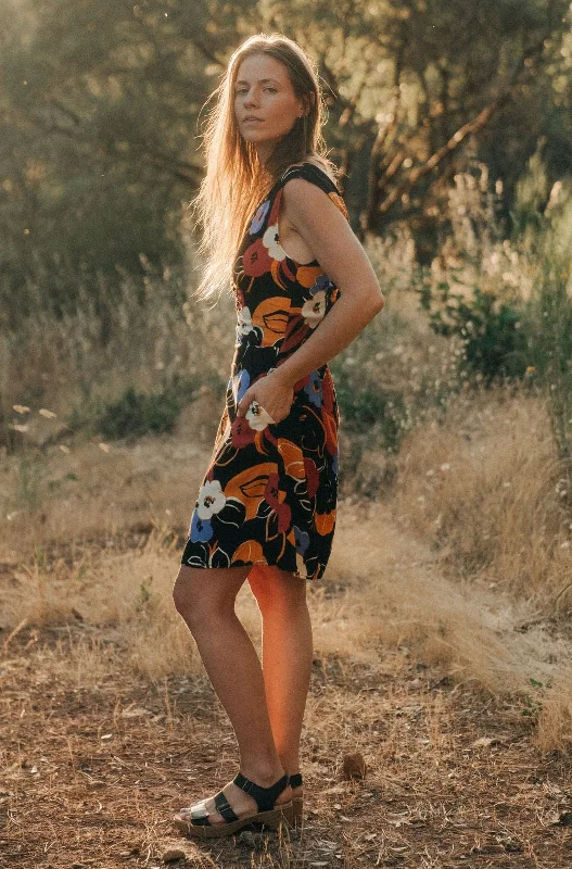 Archie Dress in Abstract Floral