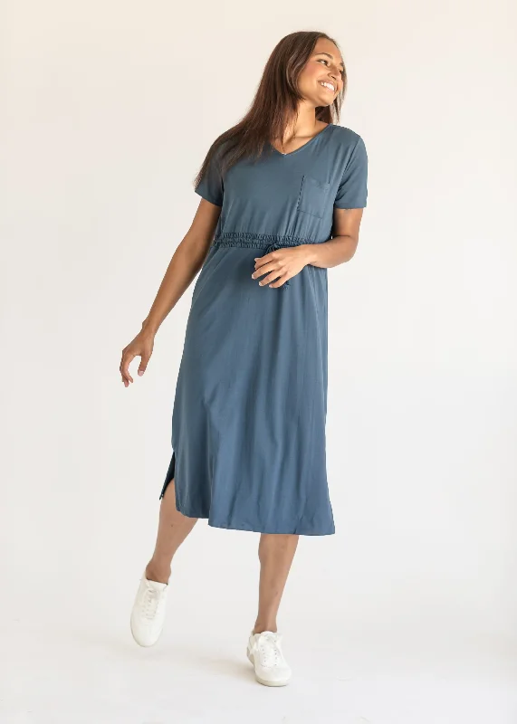 Ashley Short Sleeve Midi Dress