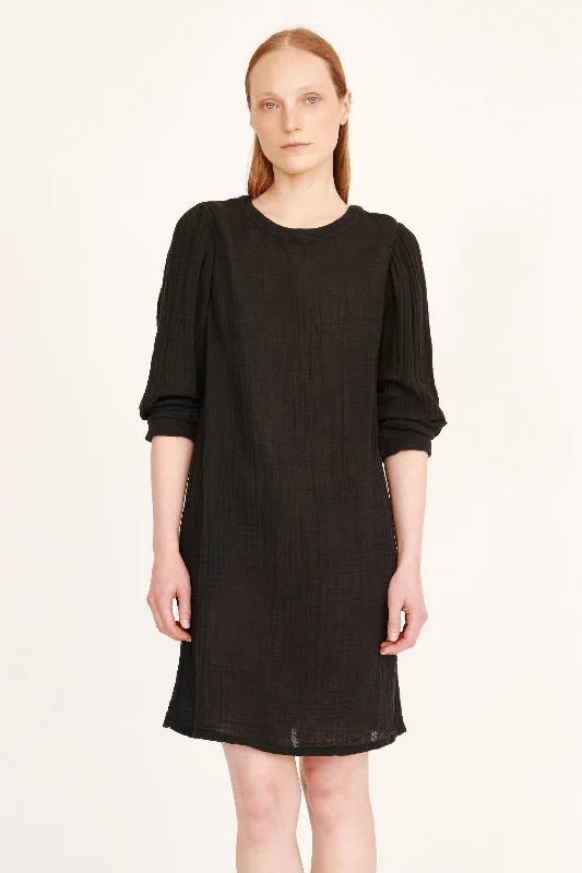 Gauze Black Hyperion Dress