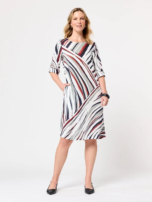 Coline Elbow Sleeve Dress