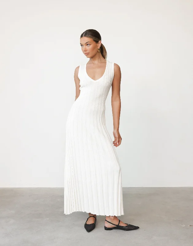 Mariposa Maxi Dress (Oat)