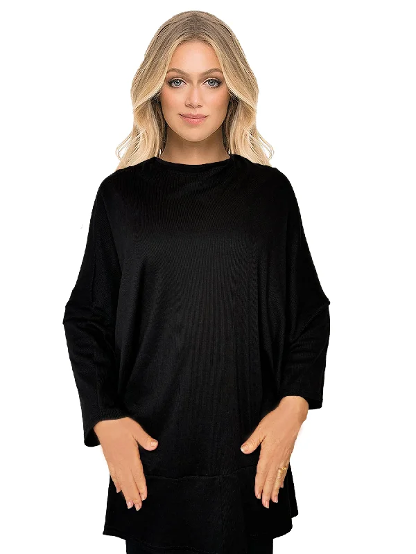 Objex Elegant Ribbed Top