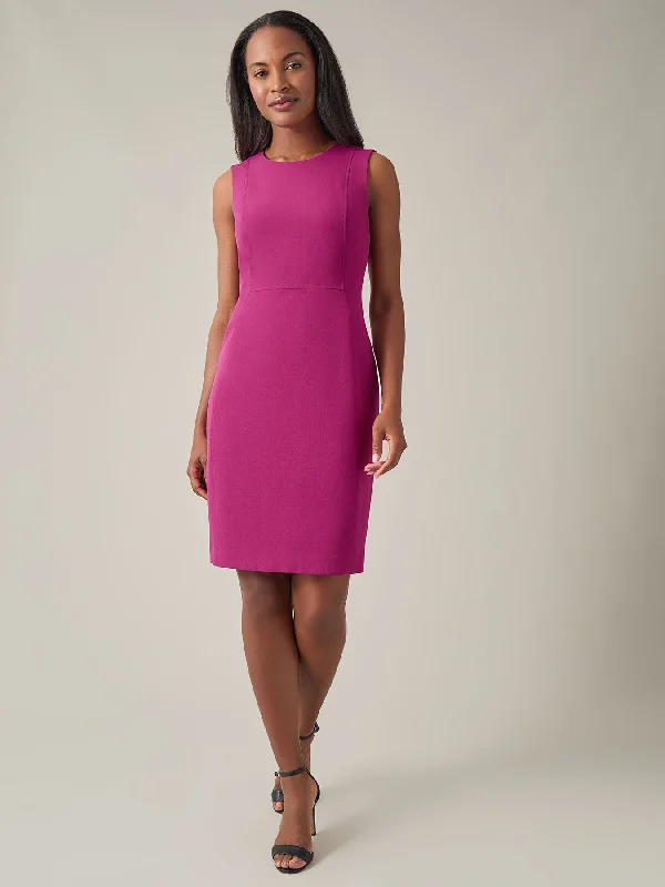 Princess Seam Sheath Dress, Iconic Stretch Crepe