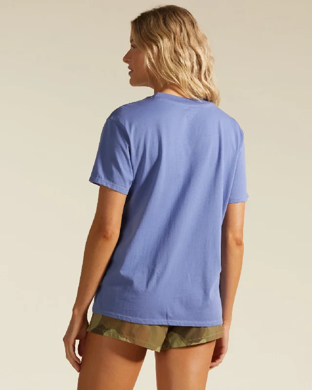 A/Div Tee Short Sleeve Upf 50 T-Shirt - Blue Mountain