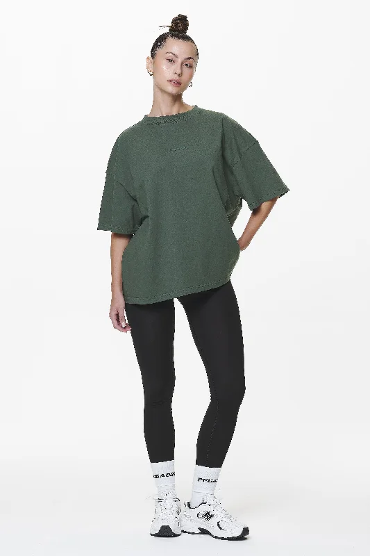 Bel Air Heavy Oversized Tee Washed Sage Green Gum