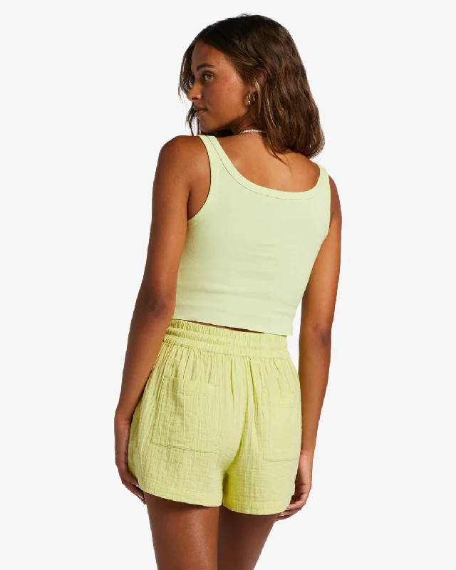 Just My Vibe Tank Top - Light Lime