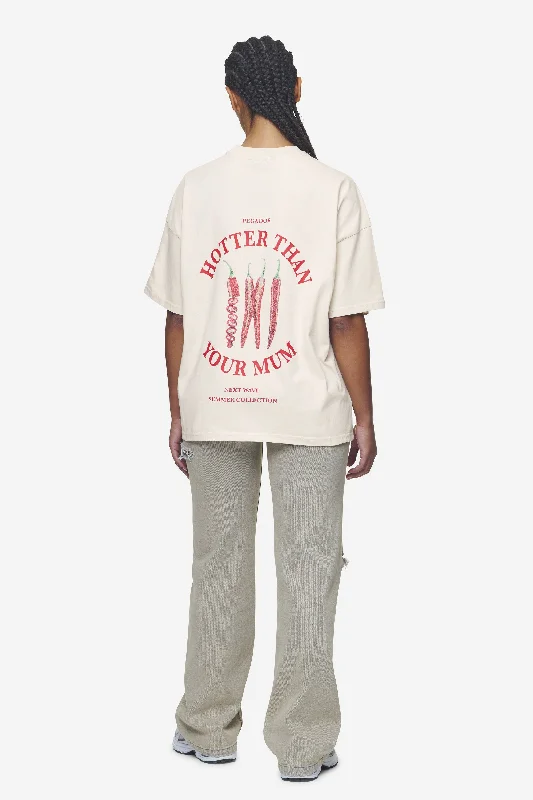 Reyna Heavy Oversized Tee Washed Coast Sand