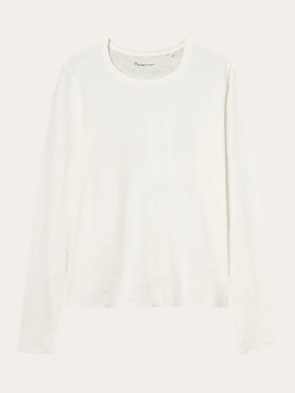 Slub long sleeved tee - Snow White