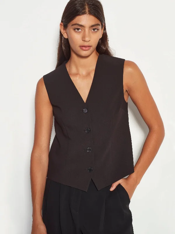 Vince Vest (Foundation Suiting) Black