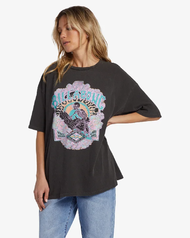 Warm Waves T-Shirt - Off Black