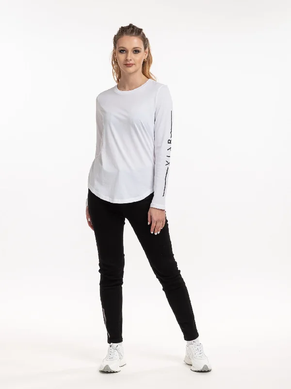 X.Lab Long Sleeve Tee - White